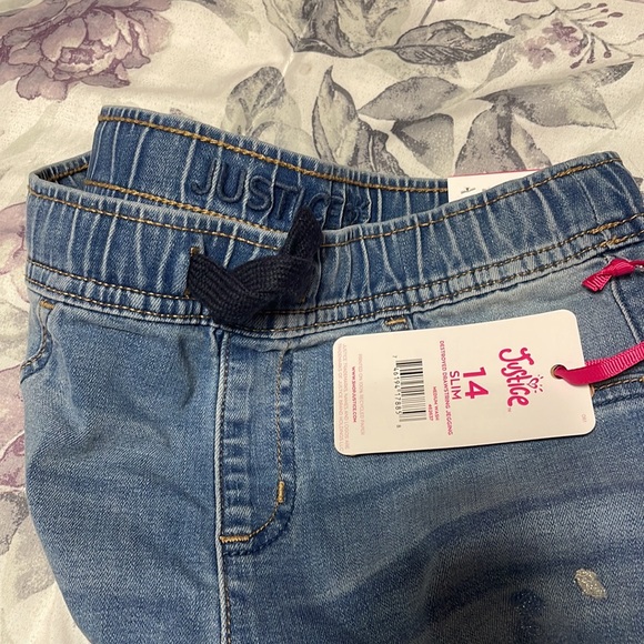 Girls Justice Jeggings Size 14 Slim - Picture 5 of 6